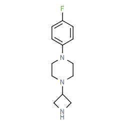 1-(3-AZETIDINYL)-4-(4-FLUOROPHENYL)-PIPERAZINE structure