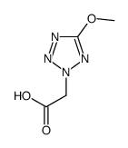 2H-Tetrazole-2-aceticacid,5-methoxy-(9CI)结构式