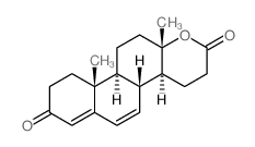 D-Homo-17a-oxaandrosta-4,6-diene-3,17-dione结构式