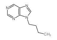 9H-Purine, 9-butyl-结构式