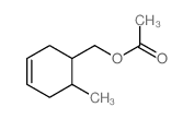 3-Cyclohexene-1-methanol,6-methyl-, 1-acetate structure