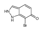 1H-Indazol-6-ol, 7-bromo-结构式