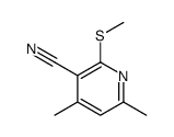 4,6-dimethyl-2-(methylsulfanyl)pyridine-3-carbonitrile picture