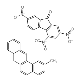 2-methylbenzo[a]anthracene,2,4,7-trinitrofluoren-9-one结构式