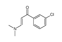 1-(3-chlorophenyl)-3-(dimethylamino)prop-2-en-1-one Structure