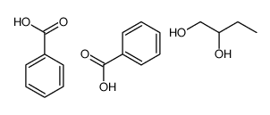 benzoic acid,butane-1,2-diol Structure