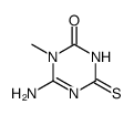 1,3,5-Triazin-2(1H)-one,6-amino-3,4-dihydro-1-methyl-4-thioxo-(9CI)结构式