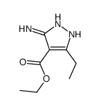 ETHYL 5-AMINO-3-ETHYL-1H-PYRAZOLE-4-CARBOXYLATE Structure