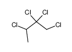 1,2,2,3-Tetrachlorobutane Structure