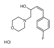 (E)-4-(4-fluorophenyl)-1-morpholin-4-ylbut-3-en-2-ol,hydrochloride Structure