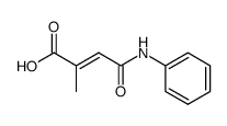 2-methyl-N-phenyl-maleamic acid Structure