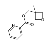 2-Pyridinecarboxylicacid,(3-methyl-3-oxetanyl)methylester(9CI) structure