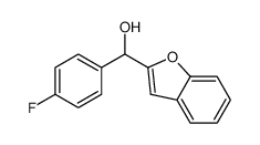 1-benzofuran-2-yl-(4-fluorophenyl)methanol Structure