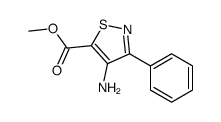 Methyl 4-amino-3-phenylisothiazole-5-carboxylate图片