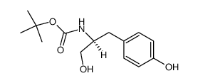Boc-L-酪氨醇结构式