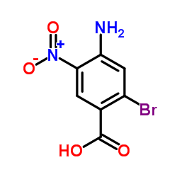 4-Amino-2-bromo-5-nitrobenzoic acid结构式