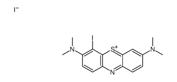 [7-(dimethylamino)-4-iodophenothiazin-3-ylidene]-dimethylazanium,iodide Structure