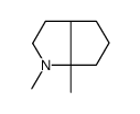 1,6a-dimethyl-2,3,3a,4,5,6-hexahydrocyclopenta[b]pyrrole Structure