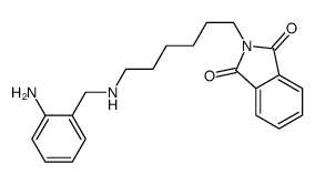 2-[6-[(2-aminophenyl)methylamino]hexyl]isoindole-1,3-dione Structure