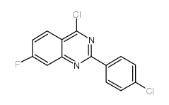 4-CHLORO-2-(4-CHLORO-PHENYL)-7-FLUORO-QUINAZOLINE picture