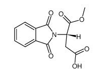 α-methyl N-phthaloyl-L-aspartate结构式