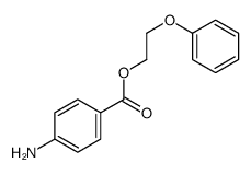 2-phenoxyethyl 4-aminobenzoate structure