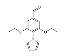 Benzaldehyde, 3,5-diethoxy-4-(1H-pyrrol-1-yl)图片