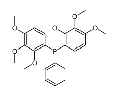 phenyl-bis(2,3,4-trimethoxyphenyl)phosphane结构式