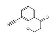 4-oxo-3,4-dihydro-2H-chromene-8-carbonitrile Structure