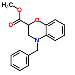 Methyl 4-benzyl-3,4-dihydro-2H-1,4-benzoxazine-2-carboxylate结构式