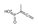 buta-2,3-dien-2-yl-hydroxy-oxophosphanium结构式