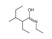 N,2-diethyl-3-methylvaleramide Structure