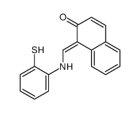 1-[(2-sulfanylanilino)methylidene]naphthalen-2-one Structure