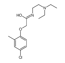 2-(4-chloro-2-methylphenoxy)-N-[2-(diethylamino)ethyl]acetamide Structure