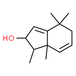 2,2,6,7-tetramethyl bicyclo(4.3.0)nona-4,9(1)-dien-8-ol结构式