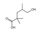 5-hydroxy-2,2,4-trimethylpentanoic acid结构式