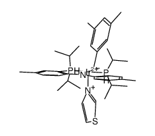 (N(C6H3(Me)P(i-Pr)2)2)Ir(H)(3,5-dimethylbenzyl)(thiazole) Structure