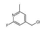 4-(chloromethyl)-2-fluoro-6-methylpyridine Structure