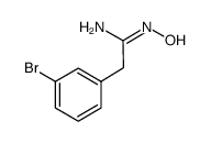 2-(3-Bromo-Phenyl)-N-Hydroxy-Acetamidine Structure