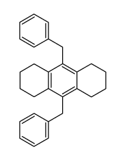 9,10-dibenzyl-1,2,3,4,5,6,7,8-octahydro-anthracene Structure