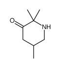 2,2,5-Trimethyl-3-piperidinone结构式