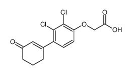 2-[2,3-dichloro-4-(3-oxocyclohexen-1-yl)phenoxy]acetic acid Structure