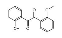 2-Hydroxy-2'-methoxy-benzil Structure