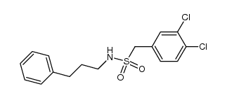 1-(3,4-dichlorophenyl)-N-(3-phenylpropyl)methanesulfonamide Structure