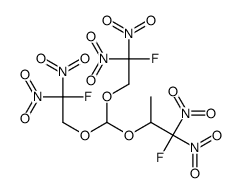 2-[bis(2-fluoro-2,2-dinitroethoxy)methoxy]-1-fluoro-1,1-dinitropropane Structure