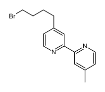 2-[4-(4-bromobutyl)pyridin-2-yl]-4-methylpyridine结构式