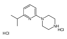 1-(6-propan-2-ylpyridin-2-yl)piperazine,dihydrochloride Structure