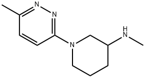 N-methyl-1-(6-methylpyridazin-3-yl)piperidin-3-amine结构式