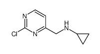 2-氯-N-环丙基-4-嘧啶甲胺结构式