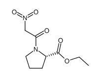 N-Nitroacetyl-(S)-proline ethyl ester结构式